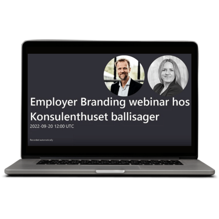 Webinar On Demand Employer Branding Ballisager 1686